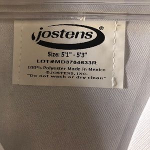 White Graduation Gown